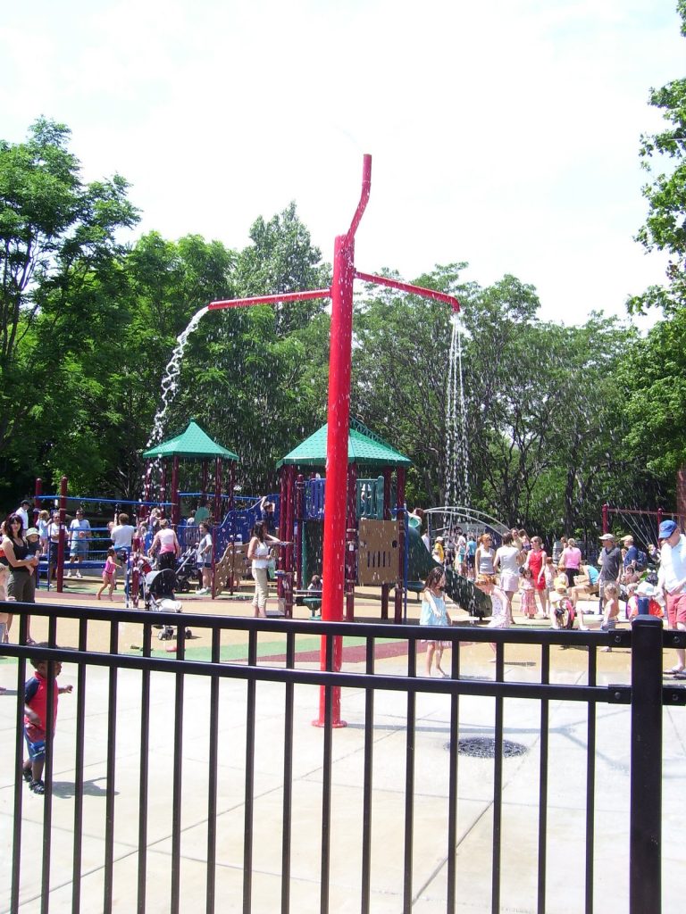 Water twirl for kids at Jonquil Park