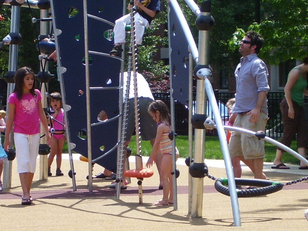 Kids slide at Jonquil Park